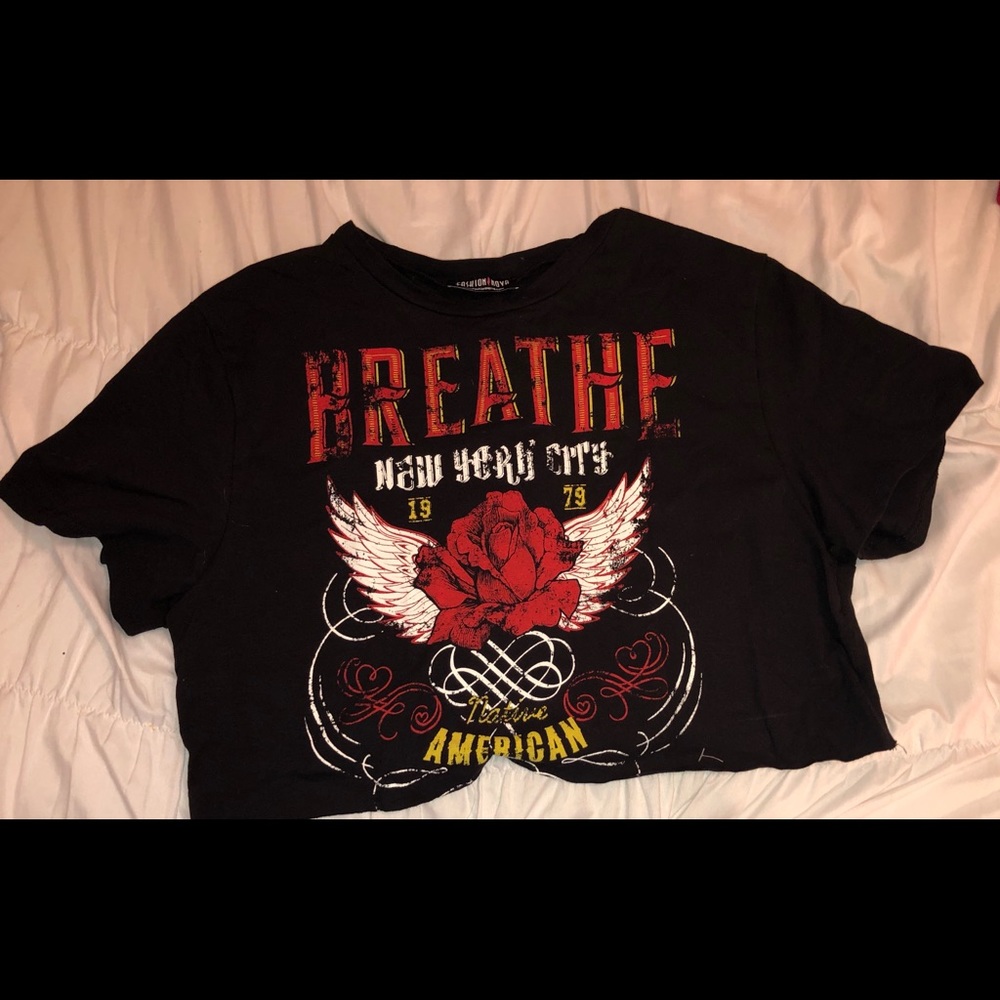 Fashion nova crop breathe shirt